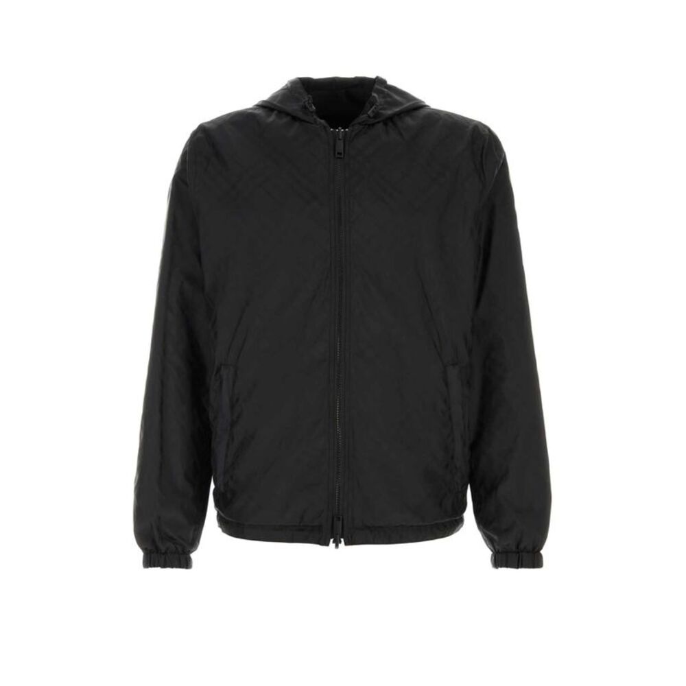 Burberry Men Printed Nylon Reversible Jacket